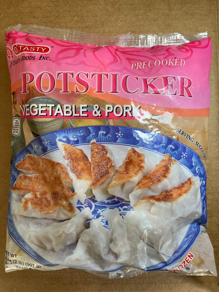 Potstickers - Vegetable and Pork, Pre-Cooked, Frozen - 2 lb