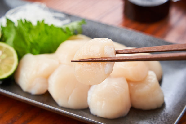 Hokkaido Scallops (北海道ホタテ) - size 10/20, avg 0.5 lb/pack