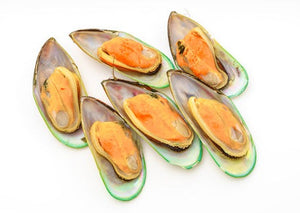 Mussels - Greenshell, Half Shell, Frozen (New Zealand) - 2 lb