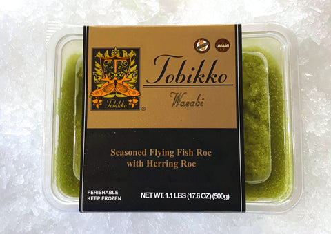 Tobiko - Wasabi, Frozen- 1.1 lb pack