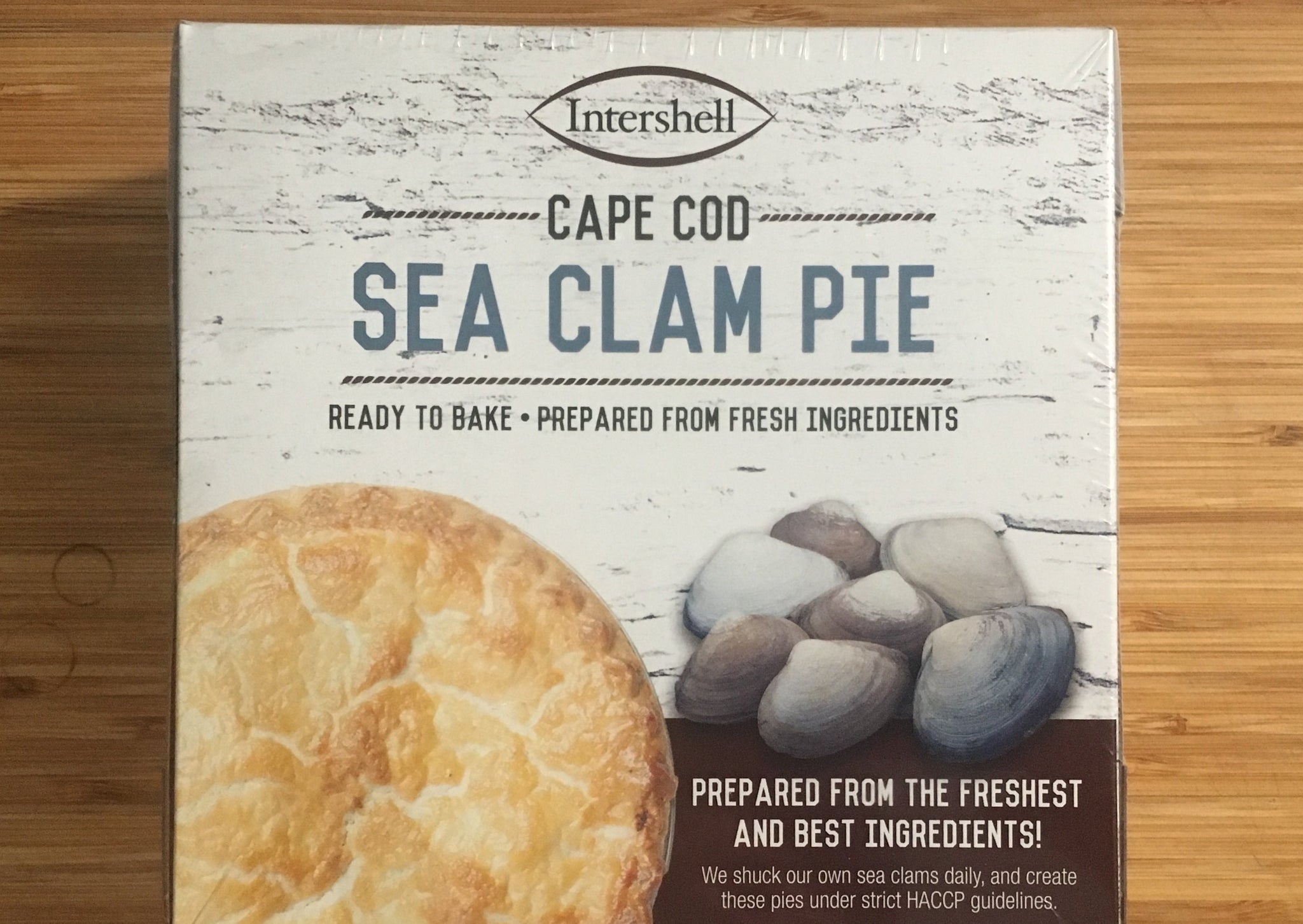 Clams - Sea Clam Pie, Frozen (Cape Cod)