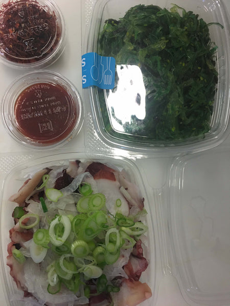 Poké - Truefish Kimchi Tako and Seaweed Salad Kit