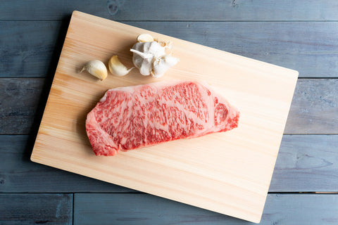 Wagyu - A5 Striploin Steak, Frozen (Japan) - avg 1 lb