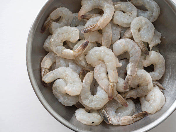 Jumbo Shrimp - Size 16/20, Tail On, RPD, Frozen - 2 lb bag